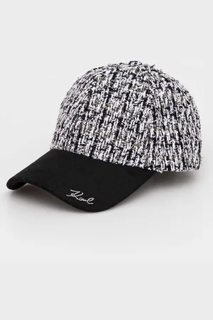 Karl Lagerfeld Czapka z domieszką wełny kolor 246W3409