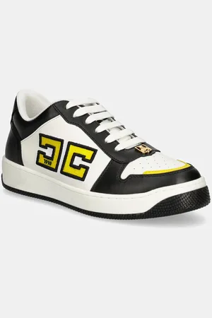 Elisabetta Franchi Sneakersy skórzane kolor SA40G46E2