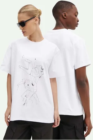 HELIOT EMIL T-shirt kolor z nadrukiem M.09.125.BLK01
