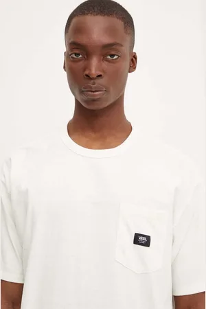 Vans T-shirt bawełniany męski kolor gładki VN000G3YFS81