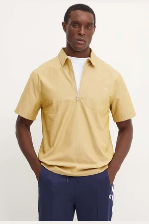 PUMA Polo bawełniane MMQ kolor gładki 626642