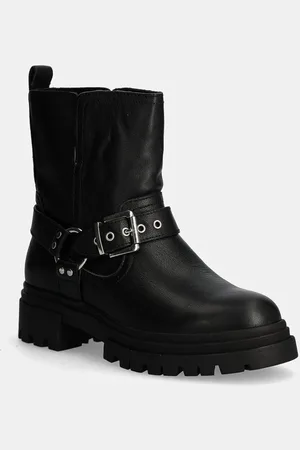 Aldo Workery skórzane HARLLY damskie kolor na płaskim obcasie 13800053 HARLLY
