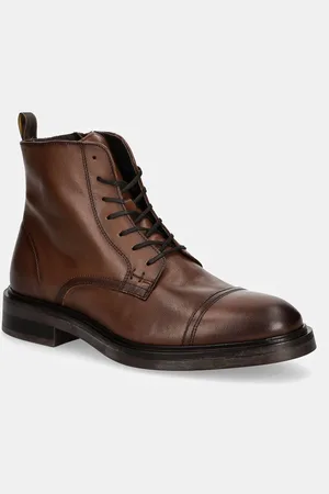 Hackett Buty skórzane EGMONT RANGE męskie kolor HMS21411