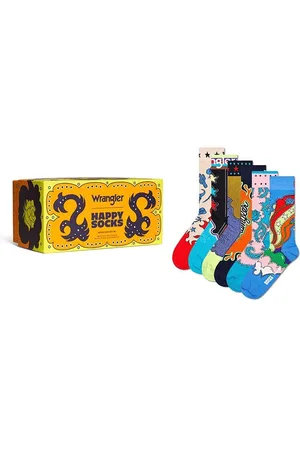 Happy Socks Skarpetki Wrangler 6-pack Rodeo Days Gift 6-pack kolor P002274