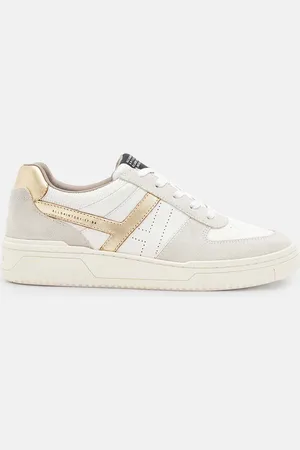 AllSaints Sneakersy skórzane Vix Suede Sneaker kolor W125FB