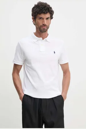 Ralph Lauren Polo bawełniane kolor melanżowy 710666998