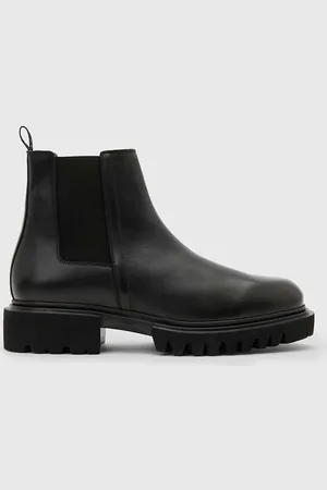 AllSaints Sztyblety skórzane VINCE BOOT męskie kolor M050FB