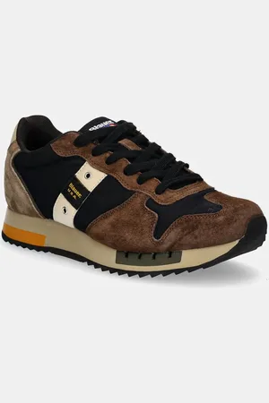 Blauer Sneakersy QUEENS kolor F4QUEENS01.WAX