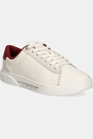 Tommy Hilfiger Sneakersy skórzane CHIC COURT SNEAKER kolor FW0FW08123