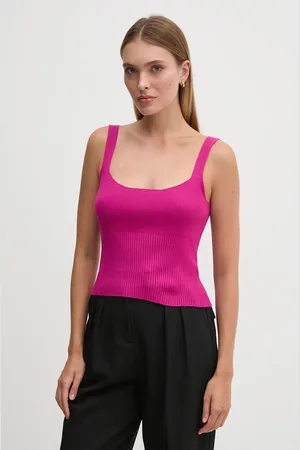Benetton Bluzka damska kolor gładka 1090DH019