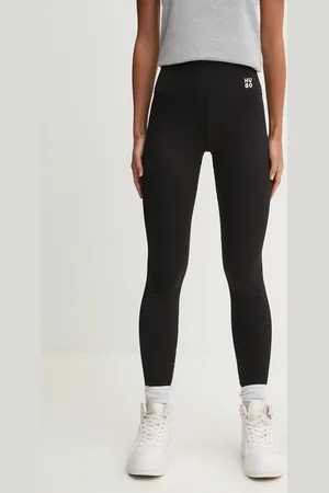 HUGO BOSS Legginsy damskie kolor gładkie 50528445