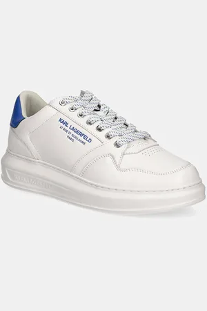 Karl Lagerfeld Sneakersy skórzane KAPRI MENS kolor KL52537R