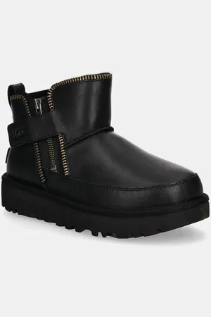 UGG śniegowce Classic Mini Moto Boot kolor 1164690-BLK