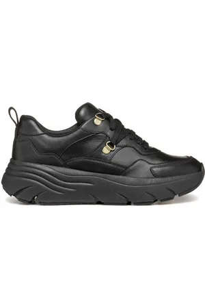 Geox Sneakersy skórzane D DIAMANTA kolor D36UFE 00085 C9999