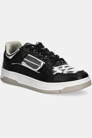 Karl Lagerfeld Sneakersy skórzane KREW kolor KL53023