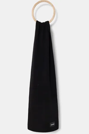 HUGO BOSS Szalik bawełniany kolor gładki 50522782