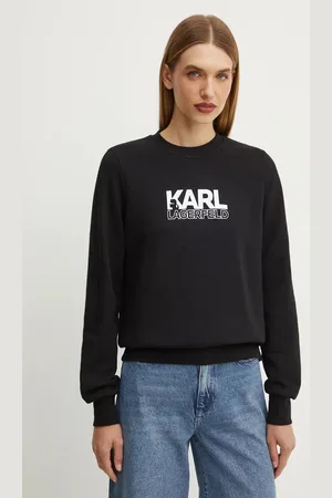 Karl Lagerfeld Bluza bawełniana damska kolor z nadrukiem 24WW1803
