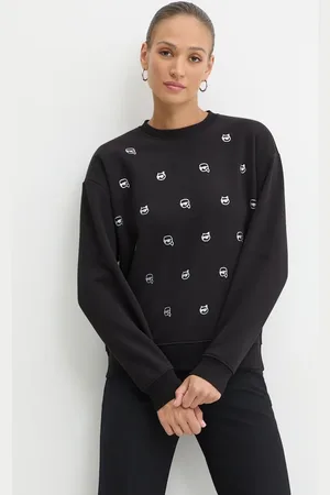 Karl Lagerfeld Bluza damska kolor z aplikacją 246W1800