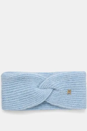 Tommy Hilfiger Opaska z domieszką wełny kolor AW0AW16635