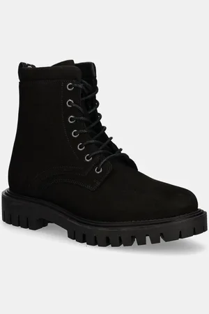 Tommy Hilfiger Buty skórzane CASUAL HILFIGER CHUNK Z NBK BOOT męskie kolor FM0FM05149