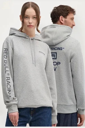 Pepe Jeans Bluza kolor z kapturem z nadrukiem RU580006
