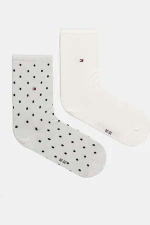 Tommy Hilfiger Skarpetki 2-pack damskie kolor biały 100001493