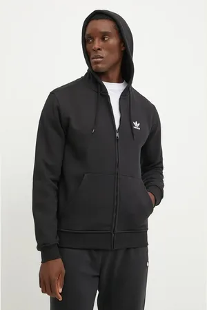 adidas Bluza Essential męska kolor z kapturem gładka IW5791