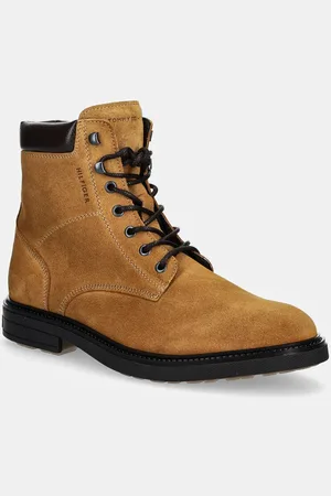 Tommy Hilfiger Trzewiki zamszowe HILFIGER OUTDOOR SUEDE BOOT kolor FM0FM05193