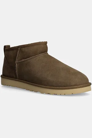 UGG śniegowce zamszowe Classic Ultra Mini kolor 1137391-HCK