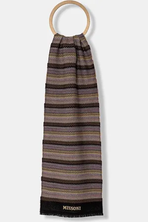Missoni Szalik wełniany wzorzysty SC21WOD9931