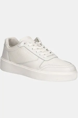 Calvin Klein Sneakersy skórzane LOW TOP LACE UP BSKT LTH kolor HM0HM01624
