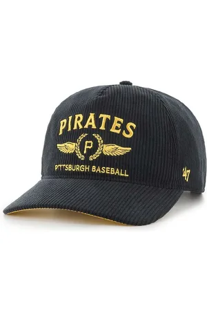 47 Brand Czapka z daszkiem sztruksowa MLB Pittsburgh Pirates kolor z aplikacją B-SKYLC20EWP-BK