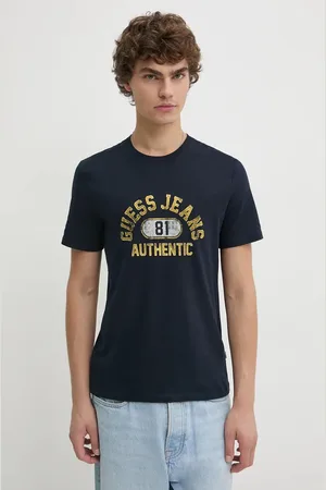 Guess T-shirt bawełniany męski kolor z nadrukiem M4BI74 K8HM0