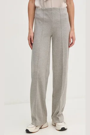 Oui Spodnie damskie kolor proste high waist 88767