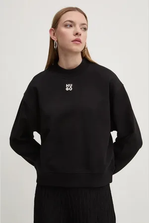 HUGO BOSS Bluza bawełniana damska kolor gładka 50527463