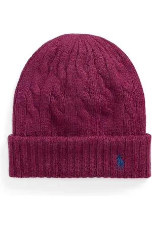 Ralph Lauren Czapka wełniana kolor z grubej dzianiny bawełniana 455956315