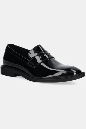 HUGO BOSS Mokasyny skórzane Gryff męskie kolor 50528992