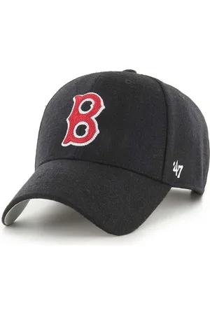 47 Brand Czapka z daszkiem wełniana MLB Boston Red Sox kolor z aplikacją BCPTN-CHSMS02WIP-BK46