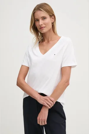 Tommy Hilfiger T-shirt bawełniany damski kolor WW0WW44177