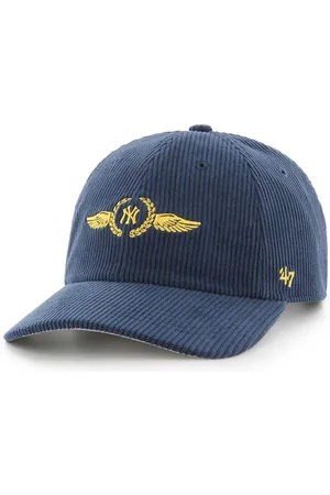 47 Brand Czapka z daszkiem sztruksowa MLB New York Yankees kolor z aplikacją B-SKYMF17EWS-NY