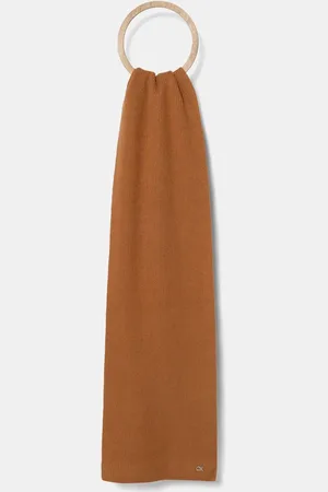 Calvin Klein Szalik wełniany kolor gładki K60K612603