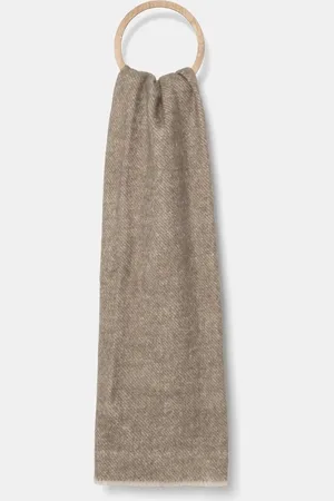 Calvin Klein Szalik z domieszką wełny kolor gładki K60K612613