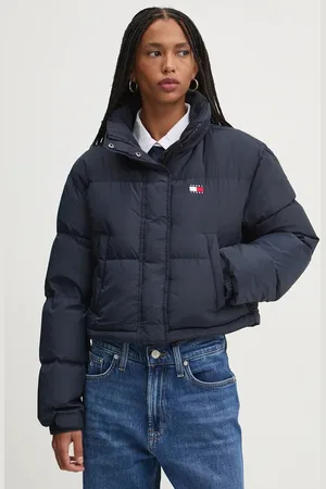 Tommy Hilfiger Kurtka puchowa damska kolor zimowa oversize DW0DW18820