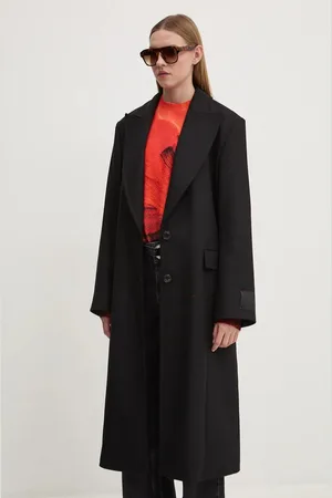 HUGO BOSS Płaszcz z domieszką wełny kolor przejściowy 50523200