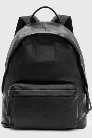 AllSaints Plecak skórzany CARABINER BACKPACK męski kolor duży gładki M164XB