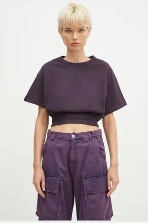 Alpha Industries T-shirt bawełniany Waisted damski kolor 148070
