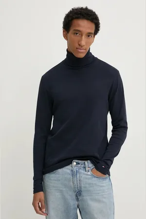 Tommy Hilfiger Longsleeve bawełniany kolor gładki MW0MW36451