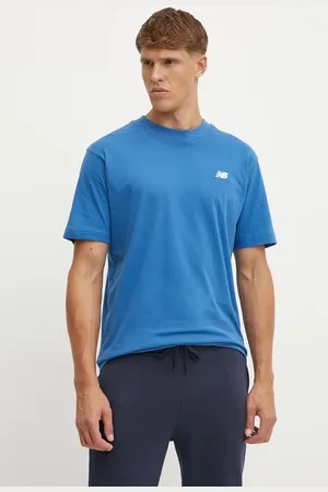New Balance T-shirt męski kolor gładki MT41509BEU