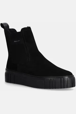 GANT Botki Snowmont damskie kolor na platformie ocieplone 29553786 G00