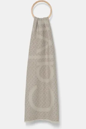 Calvin Klein Szalik z domieszką wełny kolor wzorzysty K60K612611